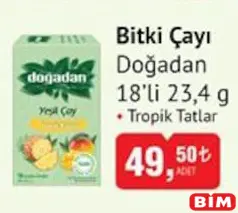 DOĞADAN BİTKİ ÇAYI 18'Lİ fiyat ve kampanya bilgisi
